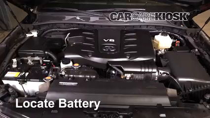 2016 Infiniti QX80 Limited 5.6L V8 Battery Replace